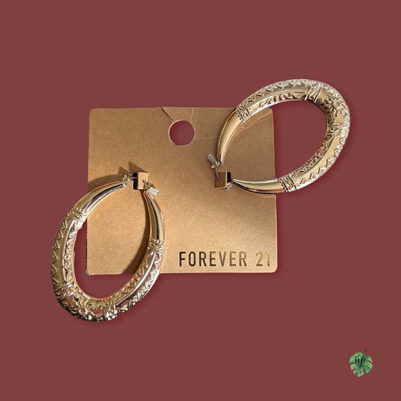 FOREVER 21 Hoop Earrings - Picture 2 of 3